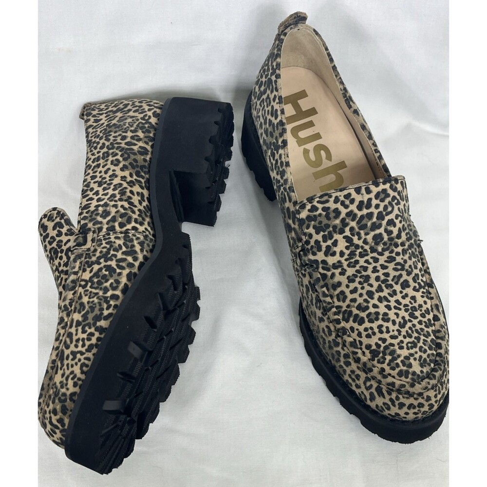 Hush Puppies Leopard Print Loafers
